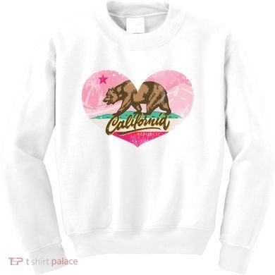 California Republic Heart Kids Sweatshirt