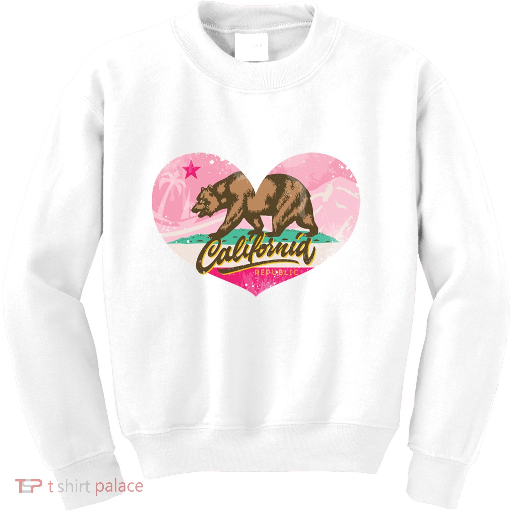 California Republic Heart Kids Sweatshirt