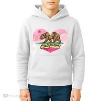 California Republic Heart Kids Hoodie thumb 4