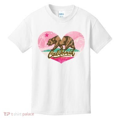 California Republic Heart Kids T-Shirt