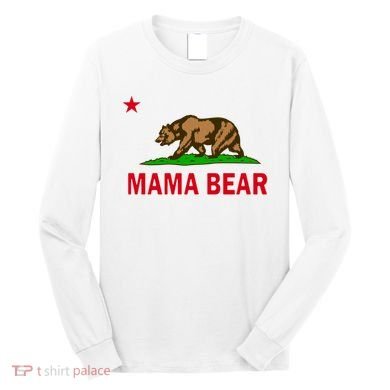 California Republic Mama Bear Long Sleeve Shirt