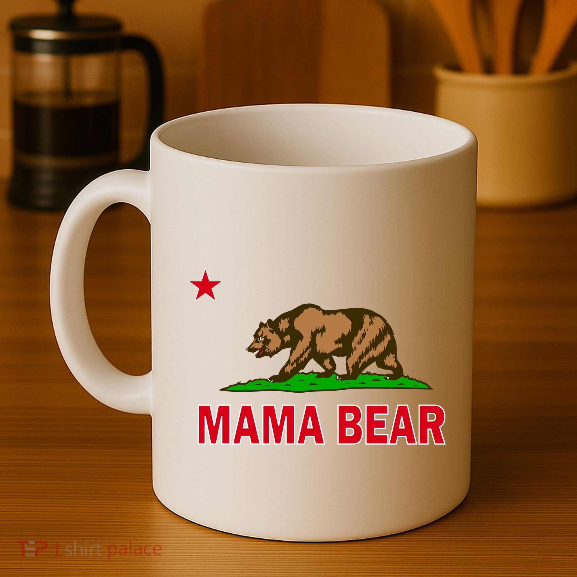California Republic Mama Bear Coffee Mug
