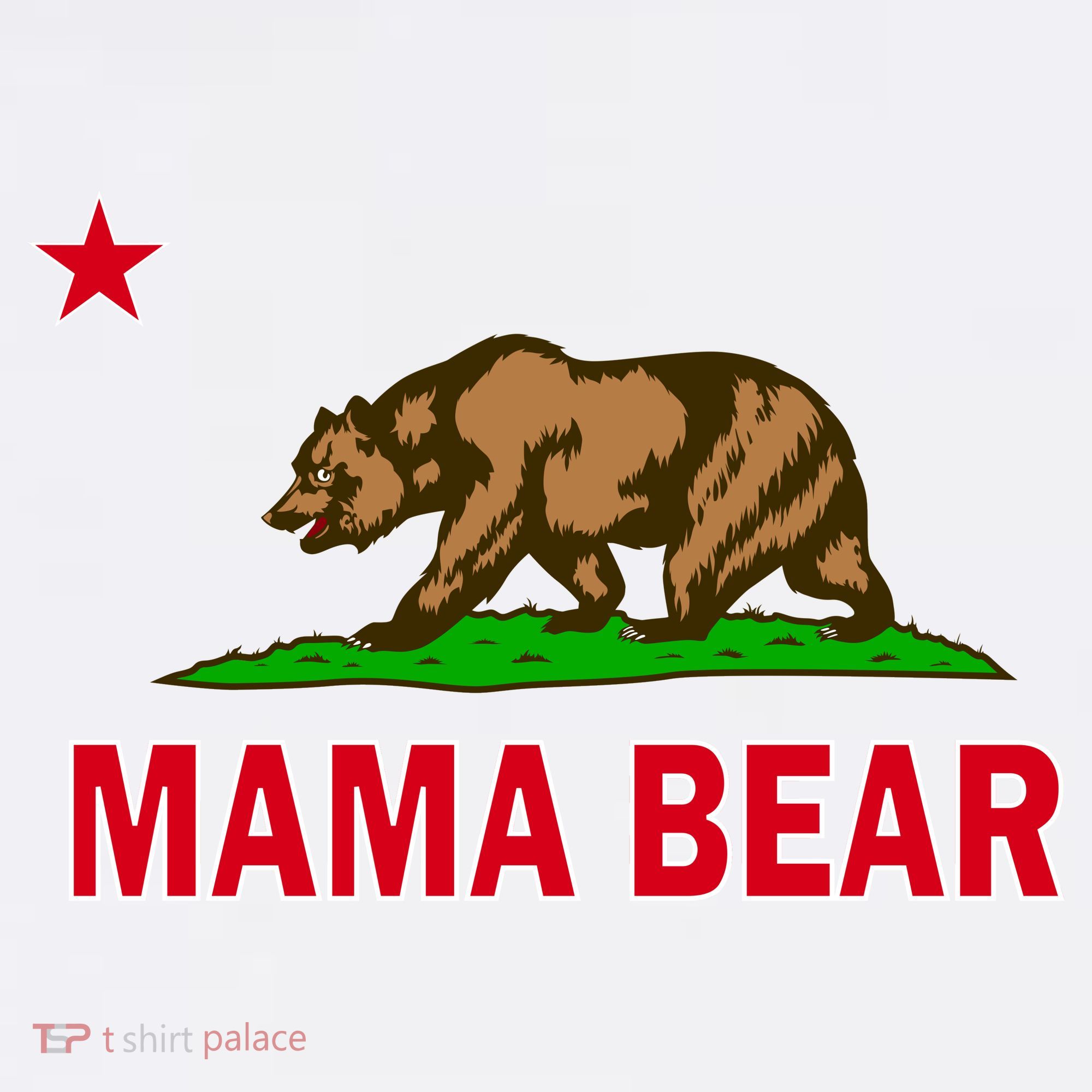 California Republic Mama Bear Women's Hoodie