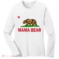 California Republic Mama Bear Women's Long Sleeve Shirt thumb 0