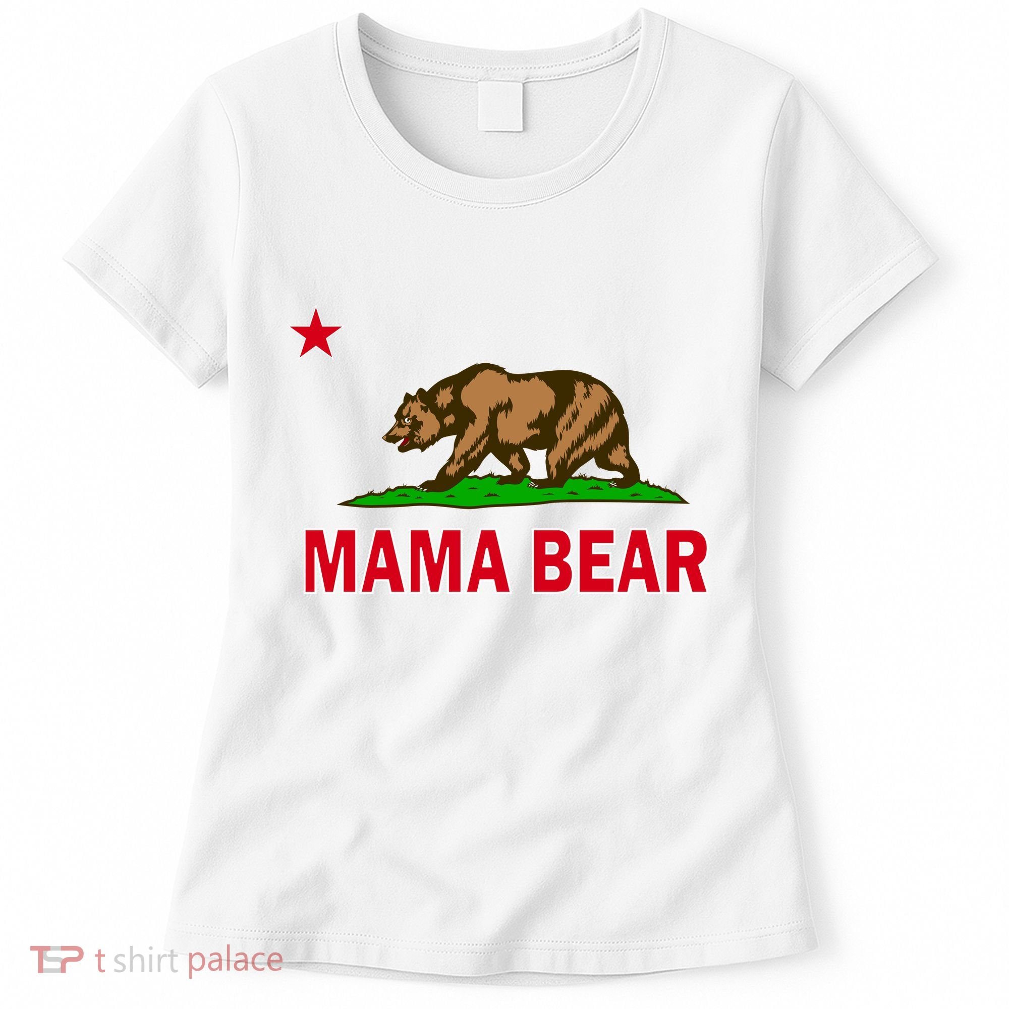 California Republic Mama Bear Women's T-Shirt