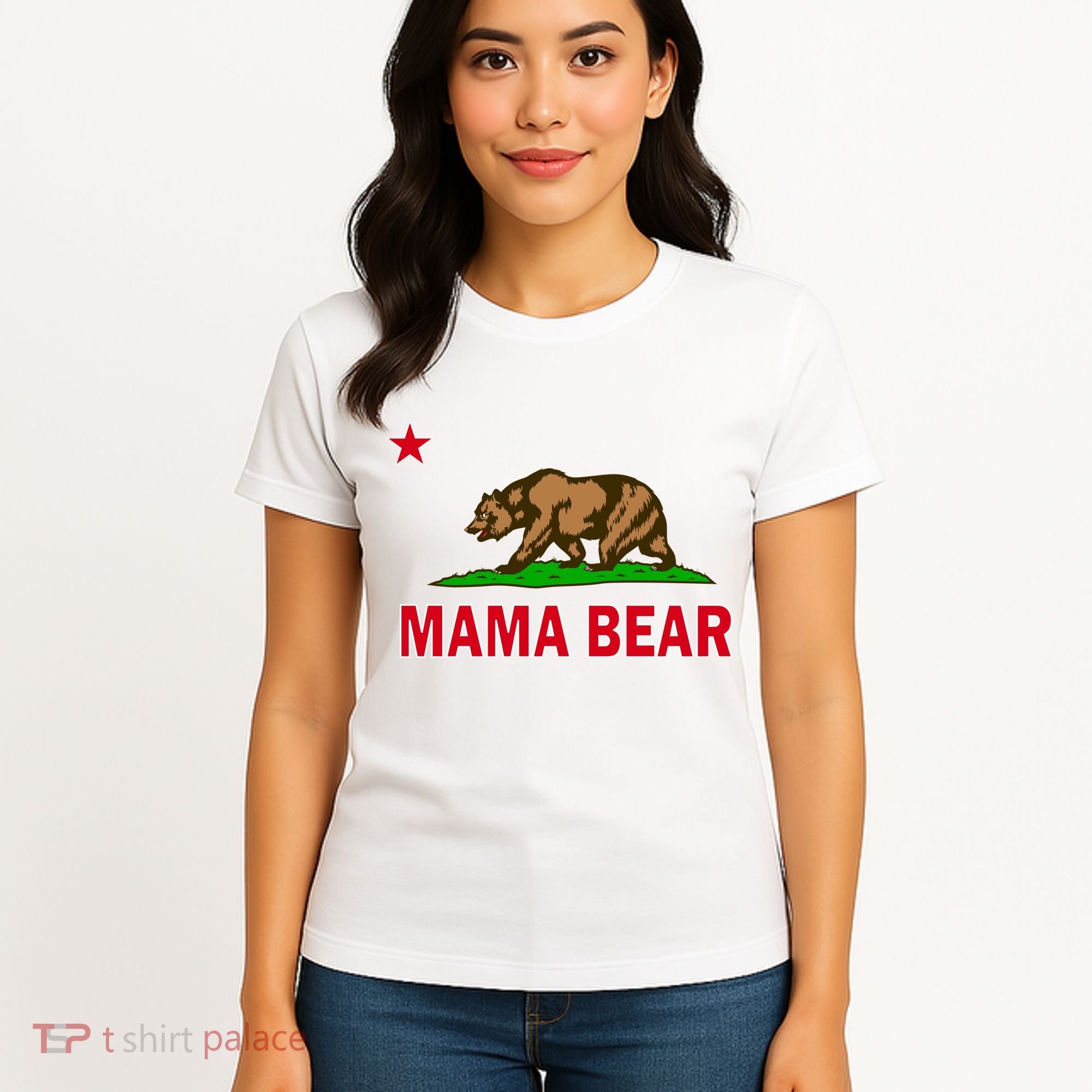 California Republic Mama Bear Women's T-Shirt