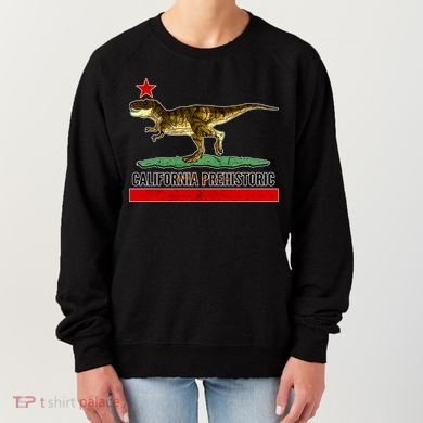 California Republic Prehistoric T-Rex Women's Sweatshirt
