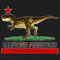 California Republic Prehistoric T-Rex Women's Sweatshirt thumb 2
