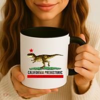 California Republic Prehistoric T-Rex Coffee Mug thumb 3