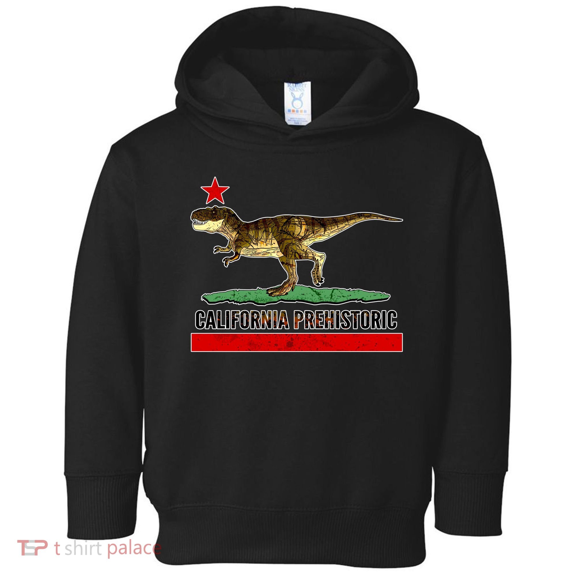California Republic Prehistoric T-Rex Toddler Hoodie