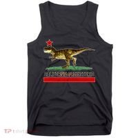 California Republic Prehistoric T-Rex Tank Top thumb 0