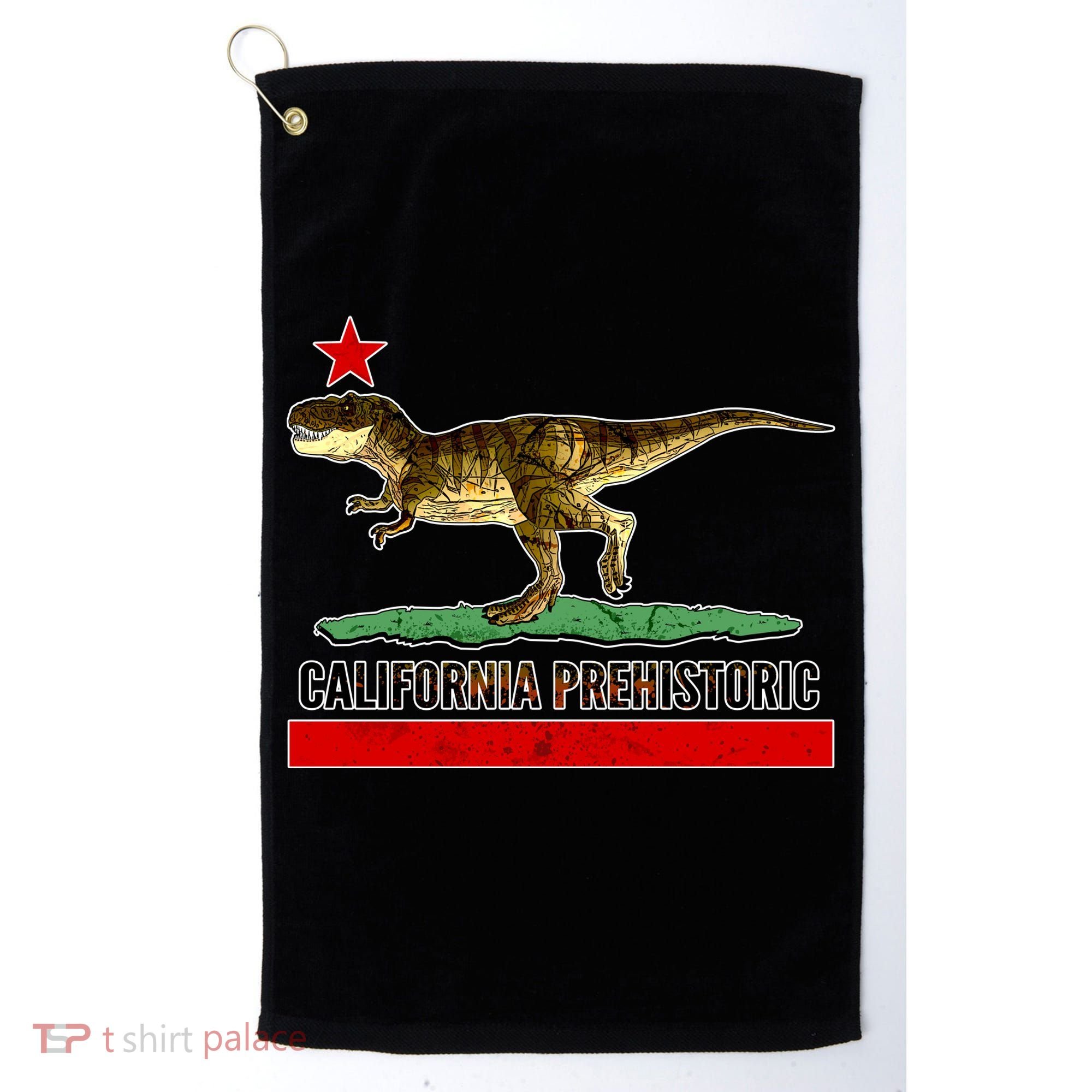 California Republic Prehistoric T-Rex Golf Towel