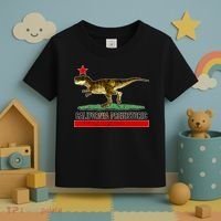 California Republic Prehistoric T-Rex Toddler T-Shirt thumb 3
