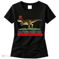 California Republic Prehistoric T-Rex Women's T-Shirt thumb 0