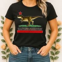 California Republic Prehistoric T-Rex Women's T-Shirt thumb 2