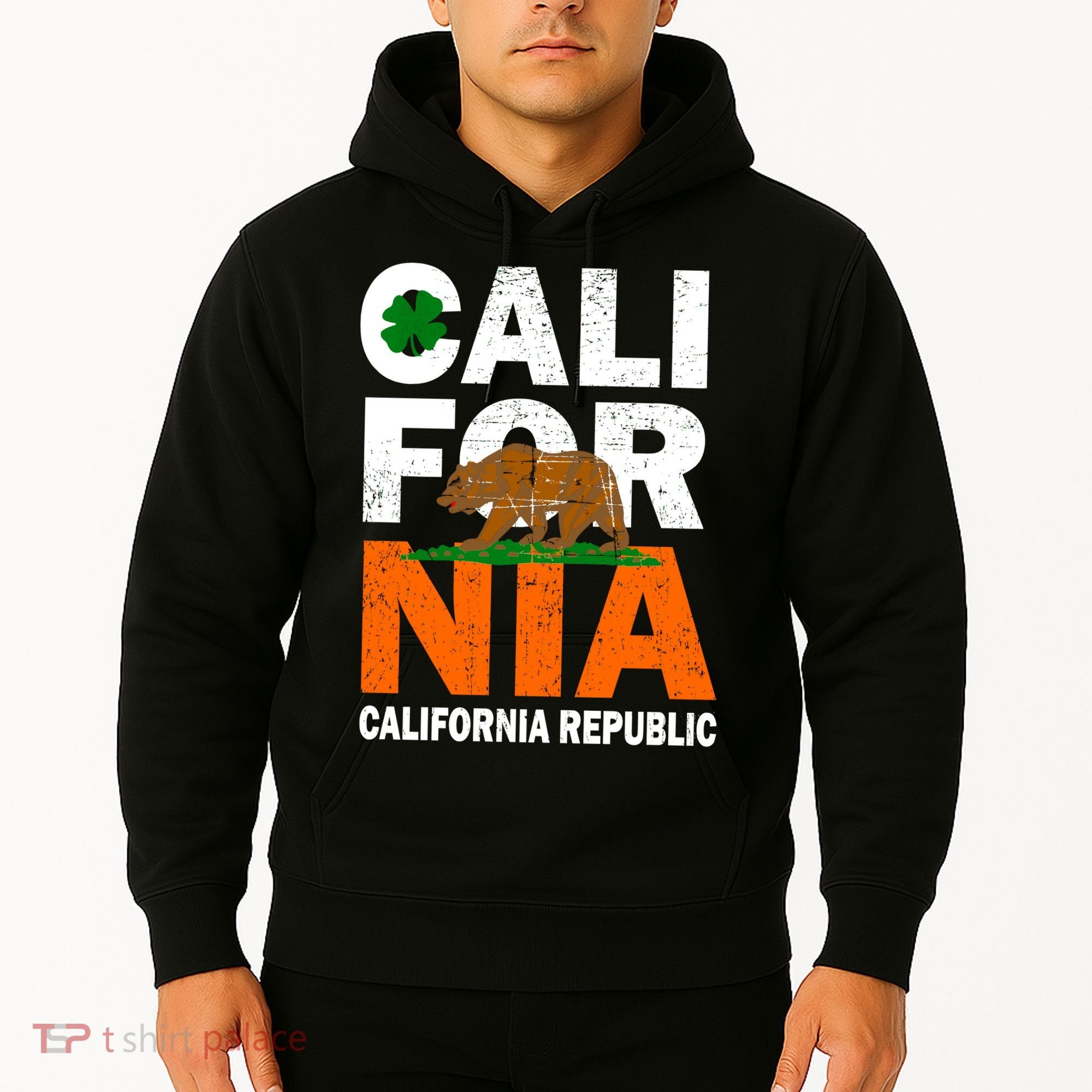 California Republic St. Patrick's Day Irish Hoodie