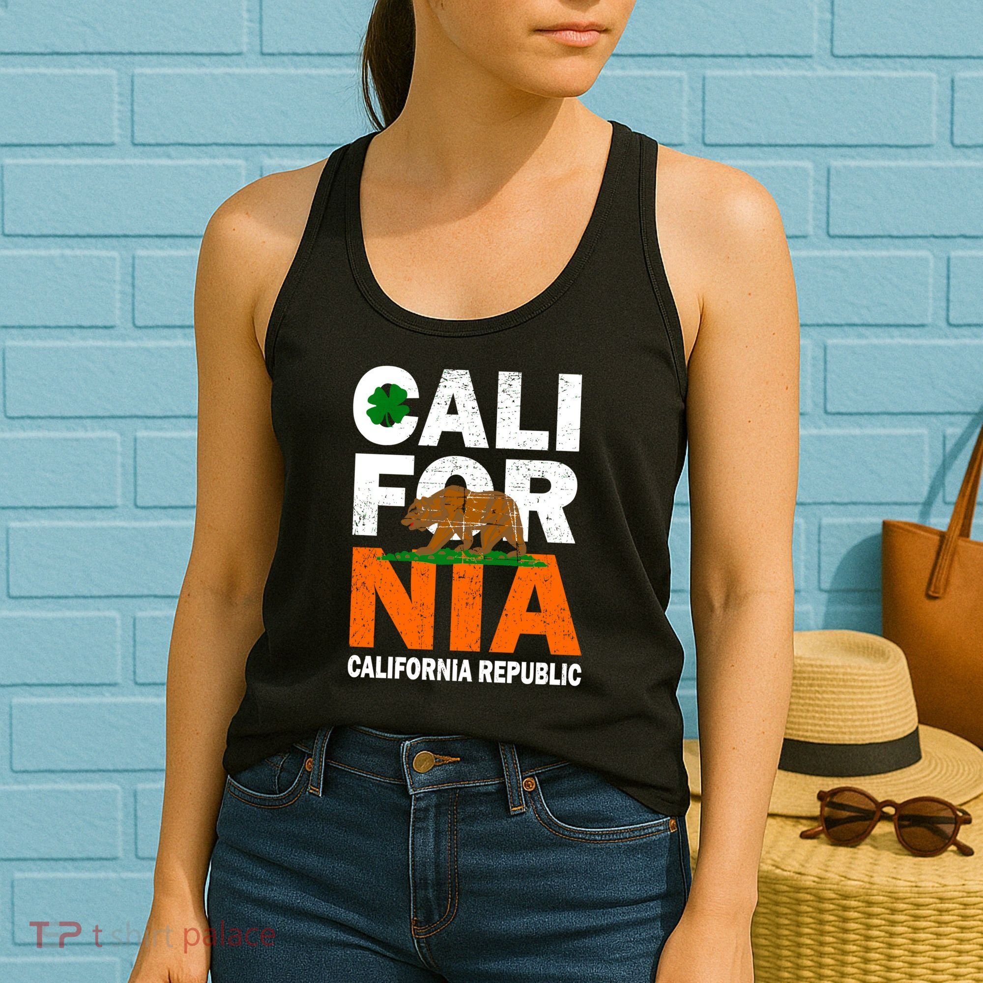 California Republic St. Patrick's Day Irish Women's Tank Top