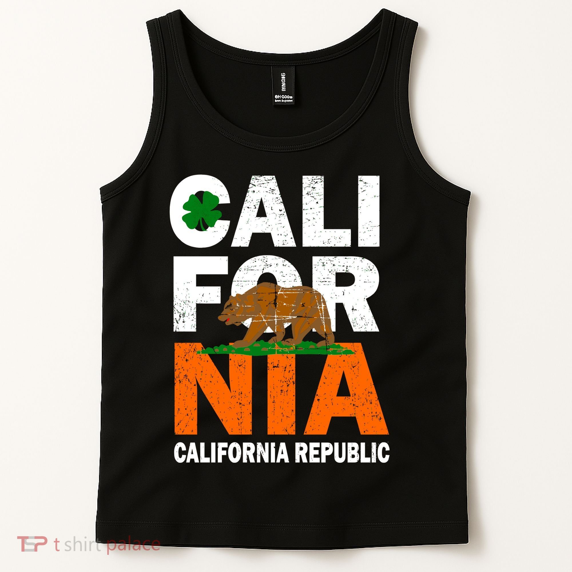 California Republic St. Patrick's Day Irish Tank Top