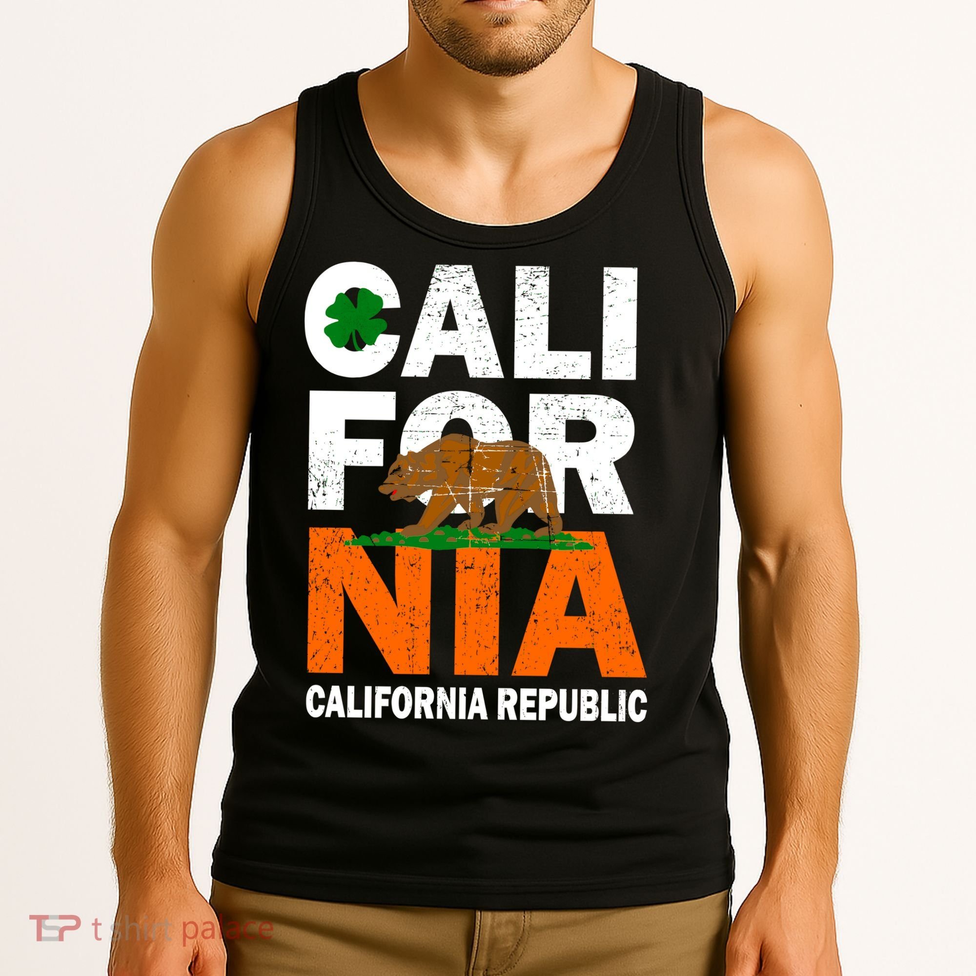 California Republic St. Patrick's Day Irish Tank Top