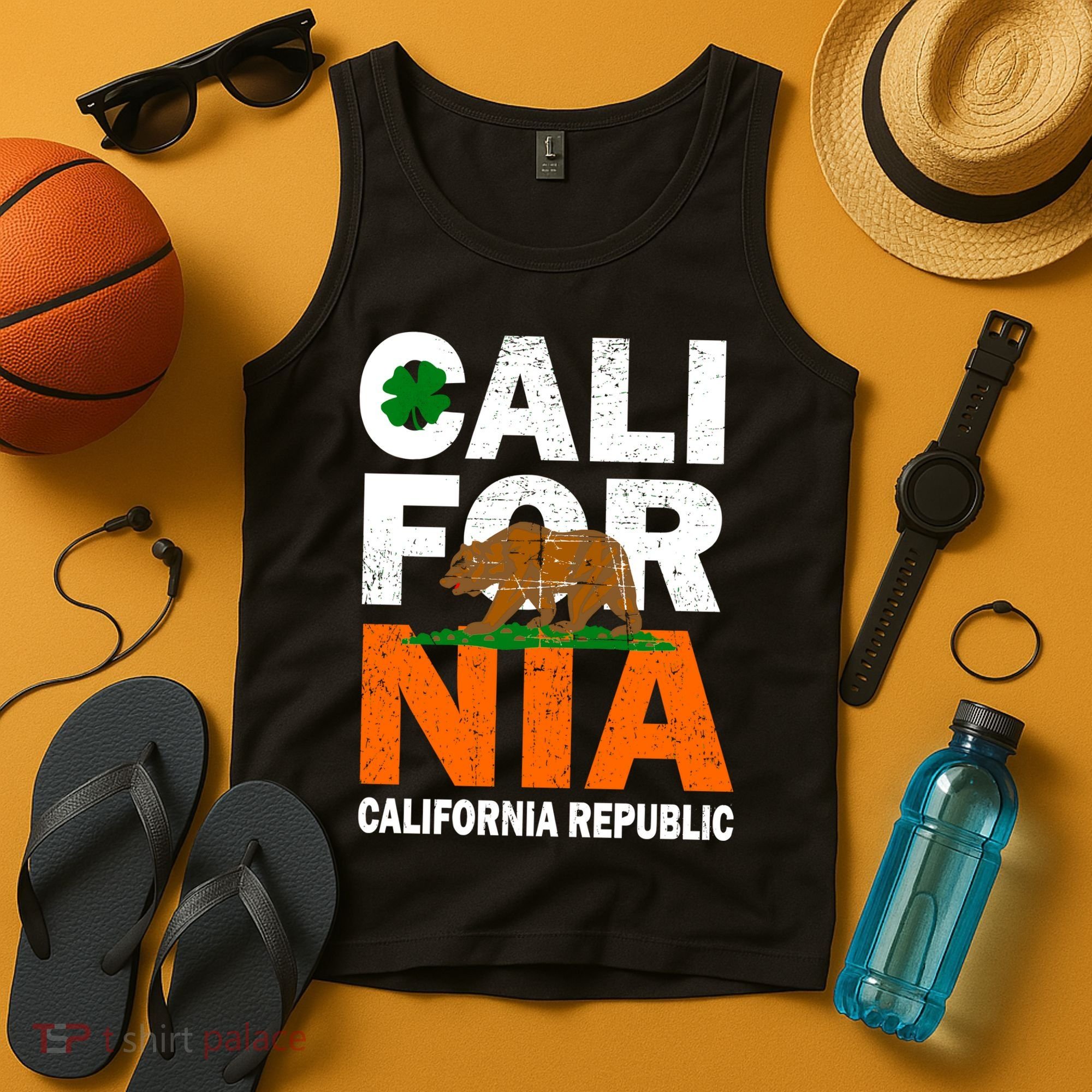 California Republic St. Patrick's Day Irish Tank Top