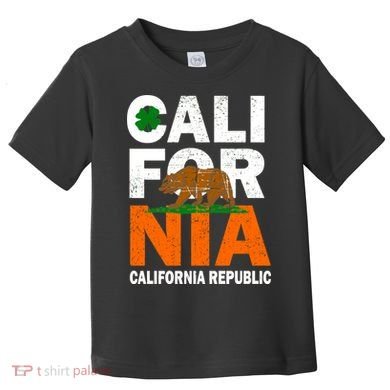 California Republic St. Patrick's Day Irish Toddler T-Shirt