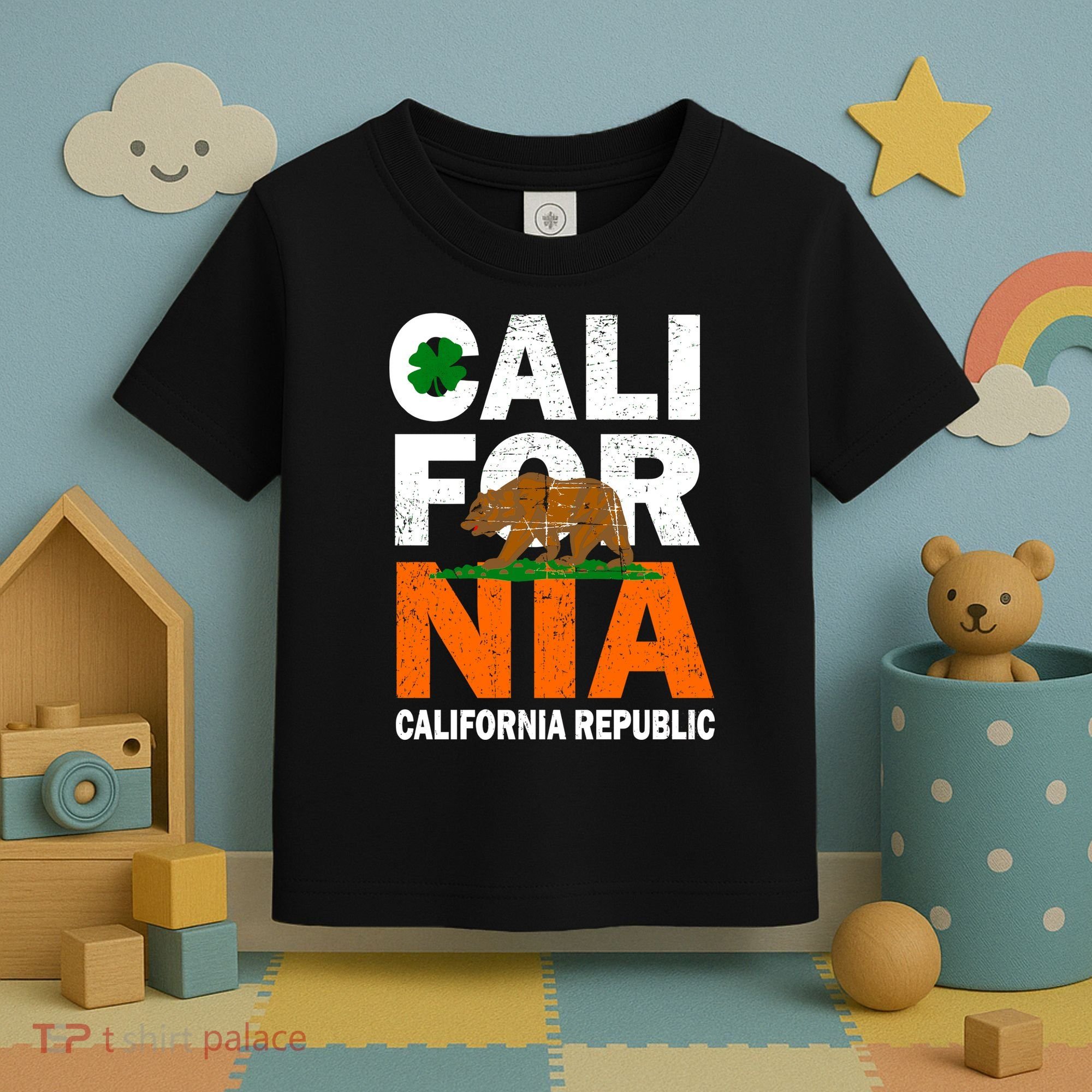 California Republic St. Patrick's Day Irish Toddler T-Shirt