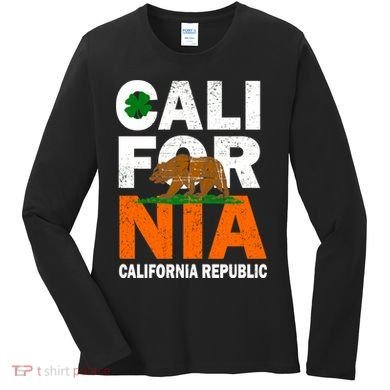 California Republic St. Patrick's Day Irish Women's Long Sleeve Shirt