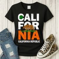 California Republic St. Patrick's Day Irish Women's T-Shirt thumb 3