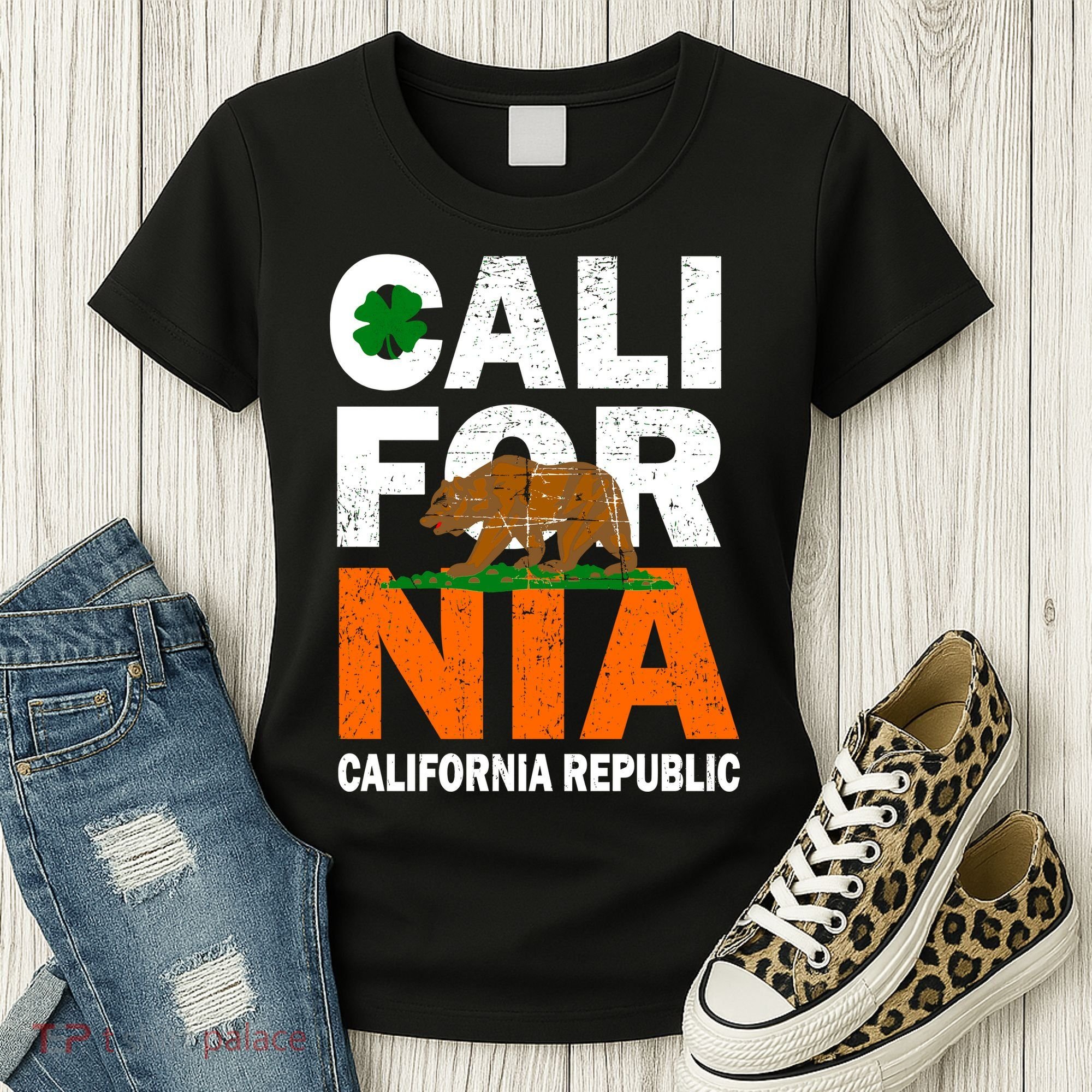 California Republic St. Patrick's Day Irish Women's T-Shirt