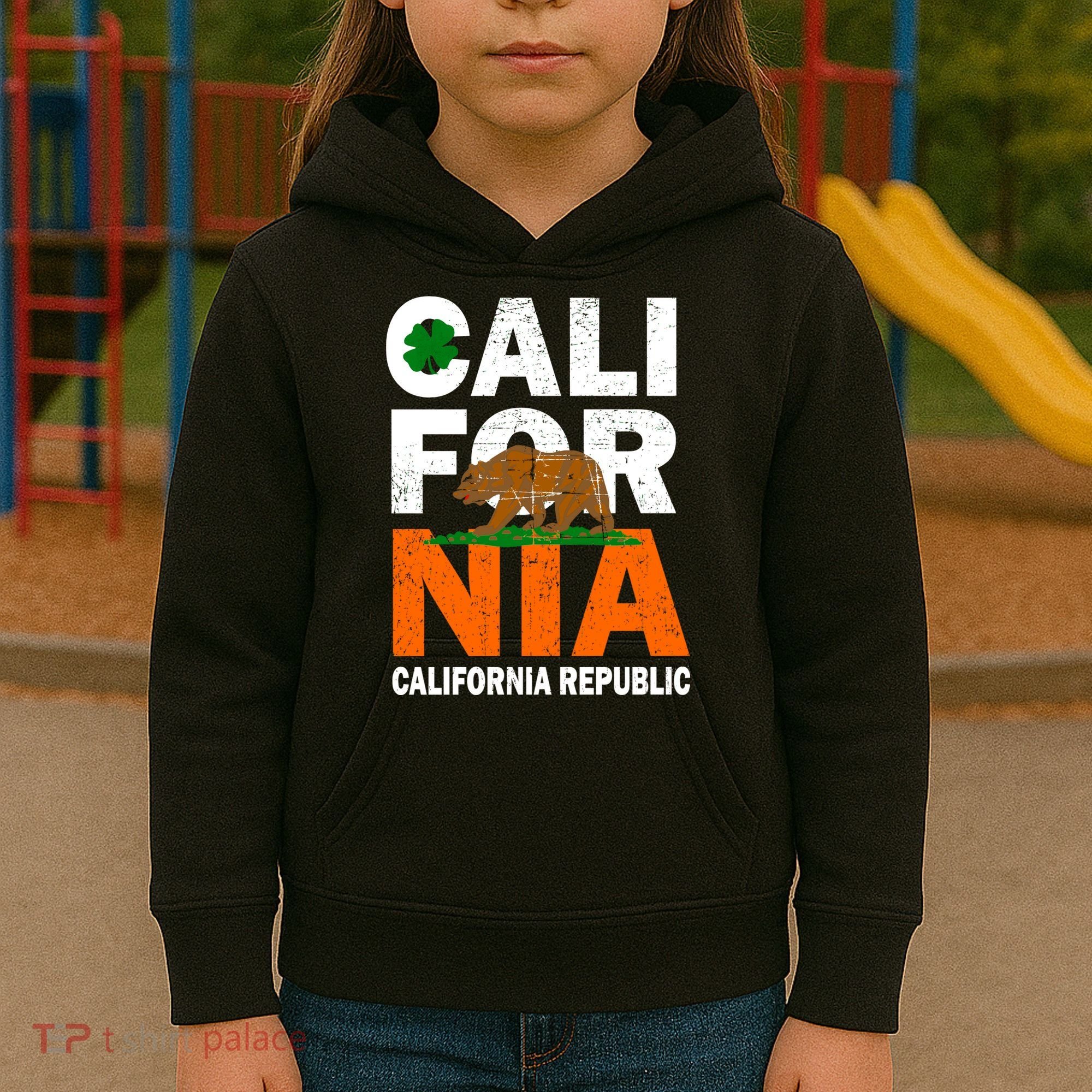 California Republic St. Patrick's Day Irish Kids Hoodie