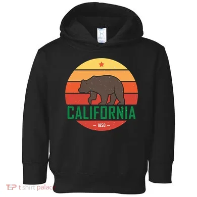 California Retro Circle Toddler Hoodie