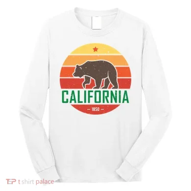 California Retro Circle Long Sleeve Shirt