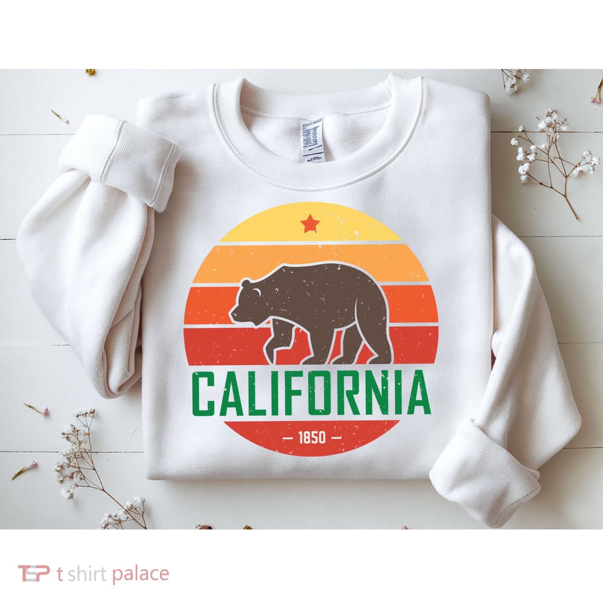 California Retro Circle Sweatshirt