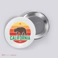 California Retro Circle Button thumb 0