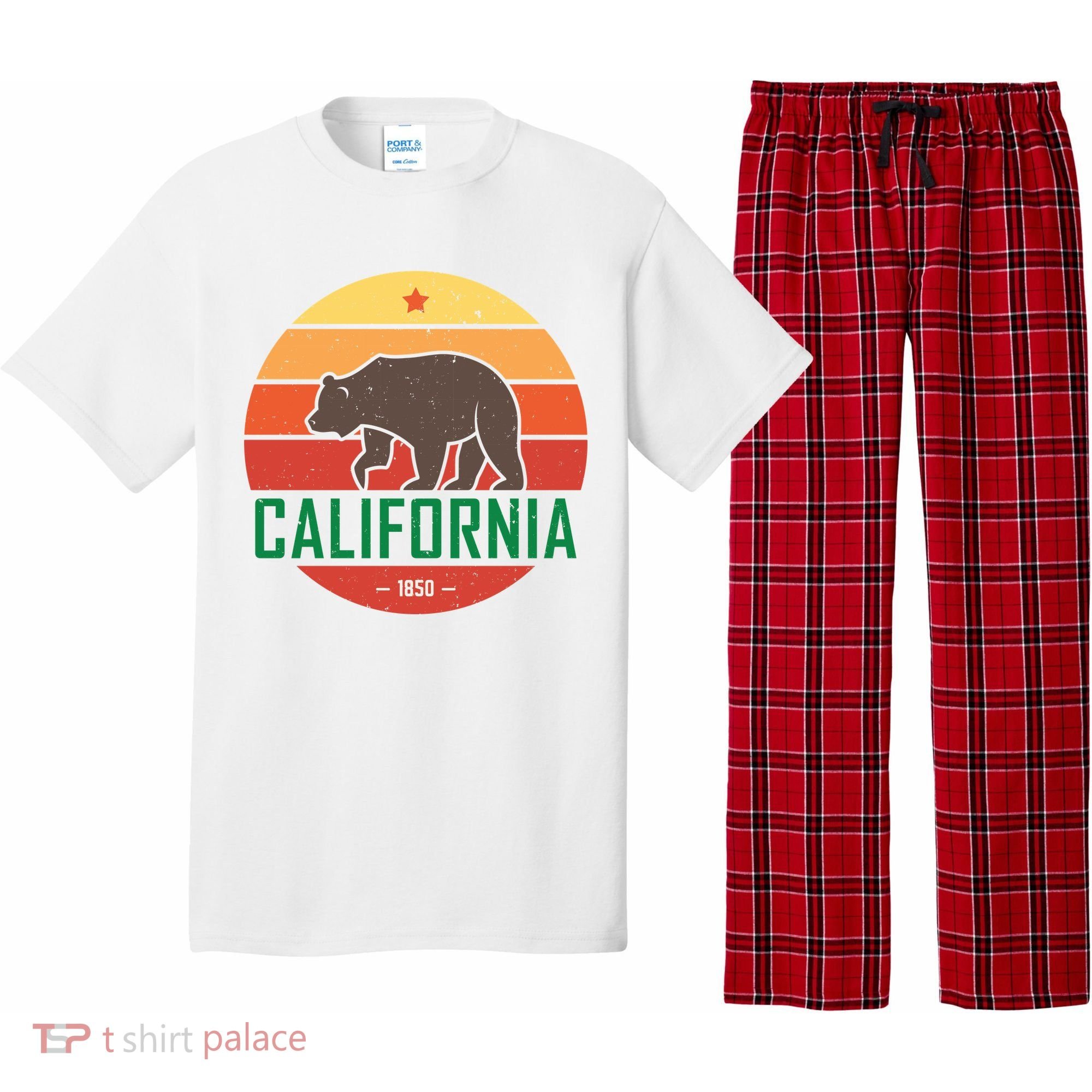 California Retro Circle Pajama Set