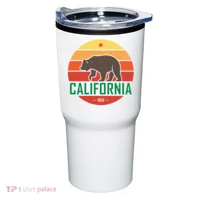 California Retro Circle Tumbler