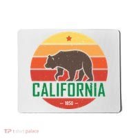 California Retro Circle Mousepad thumb 0