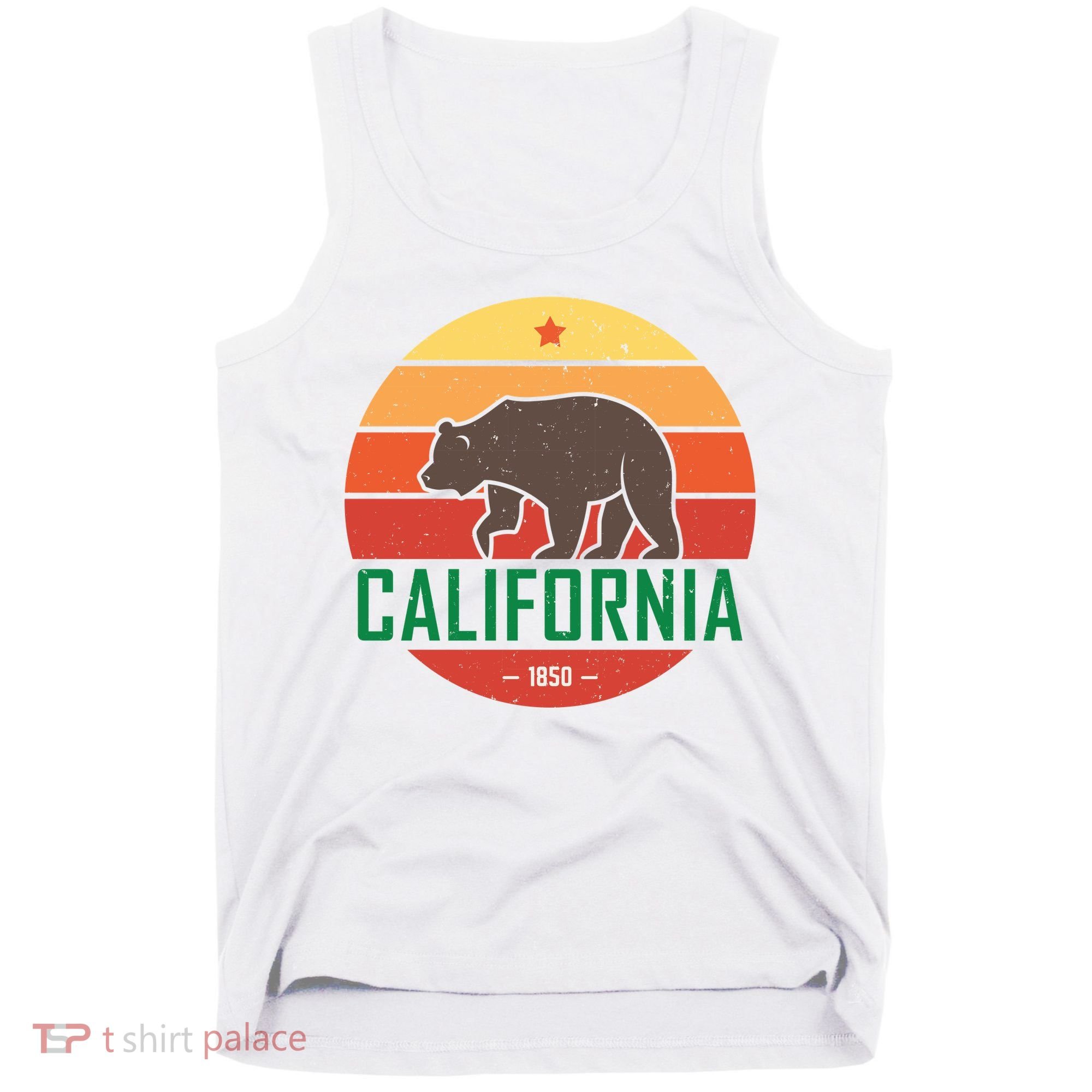 California Retro Circle Tank Top