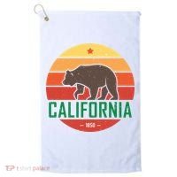 California Retro Circle Golf Towel thumb 0