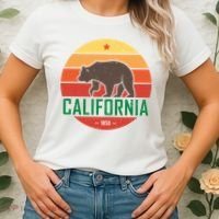 California Retro Circle Women's T-Shirt thumb 2