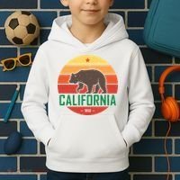 California Retro Circle Kids Hoodie thumb 2