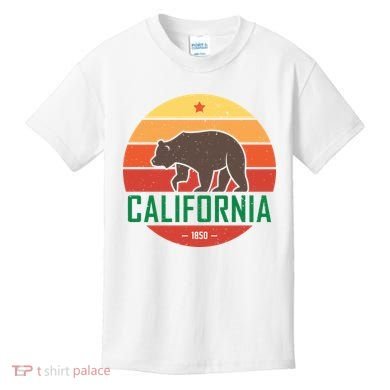 California Retro Circle Kids T-Shirt