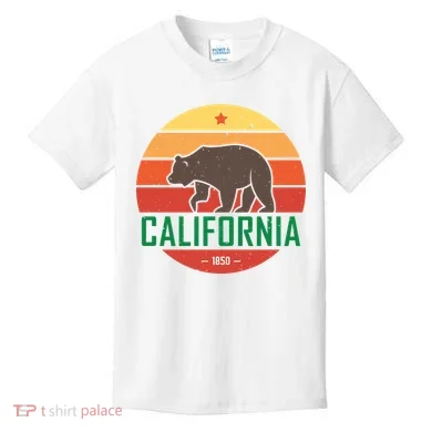 California Retro Circle Kids T-Shirt