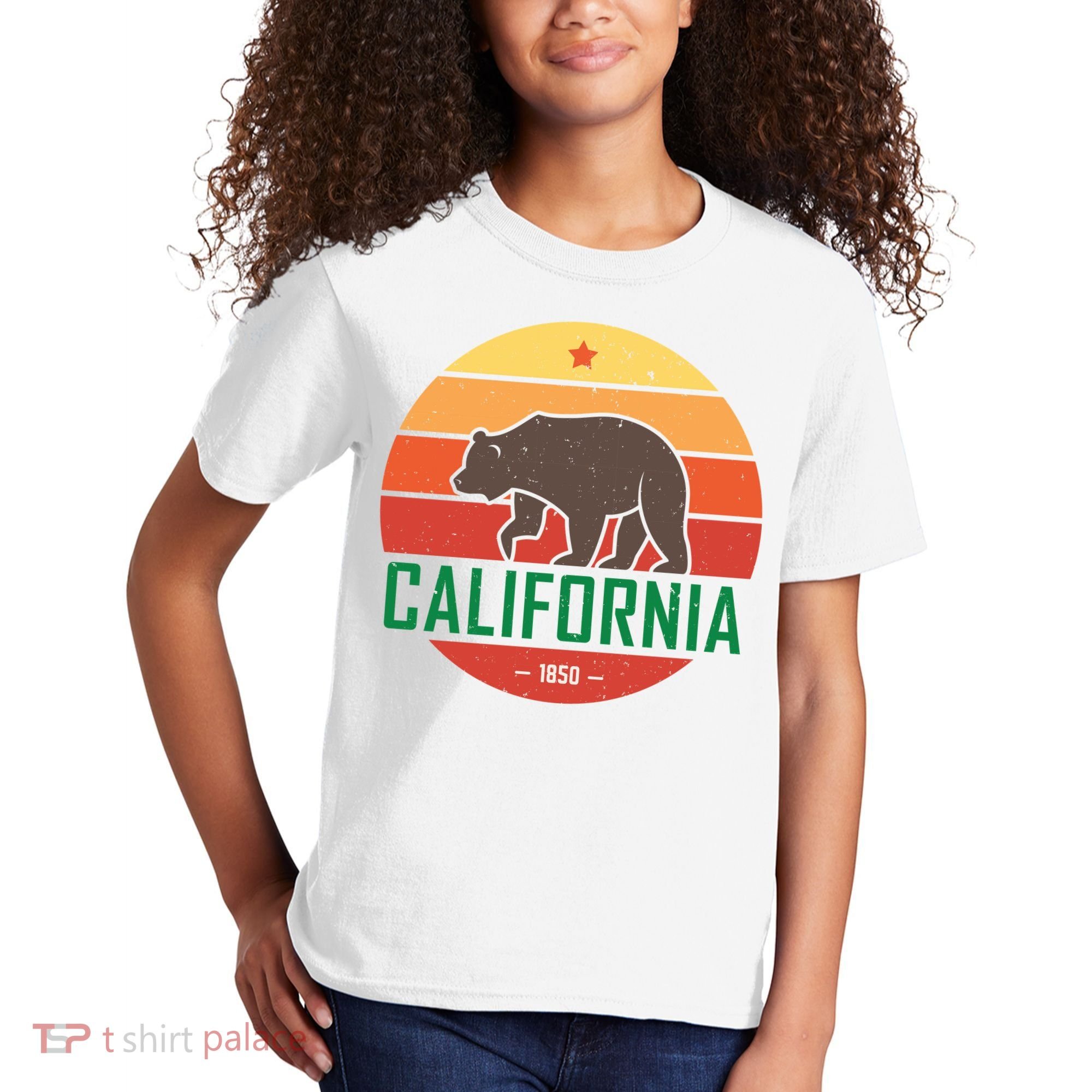 California Retro Circle Kids T-Shirt