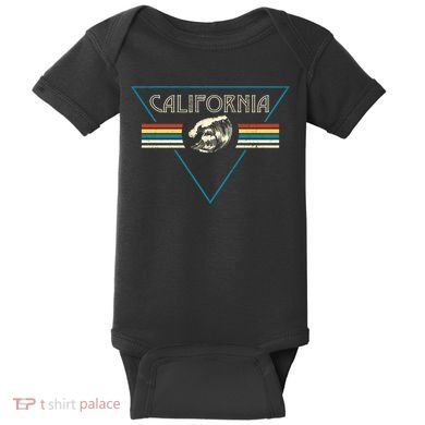 California Retro Vibe Baby Bodysuit