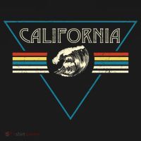 California Retro Vibe Kids Long Sleeve Shirt thumb 2