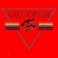 California Retro Vibe Santa Hat thumb 1