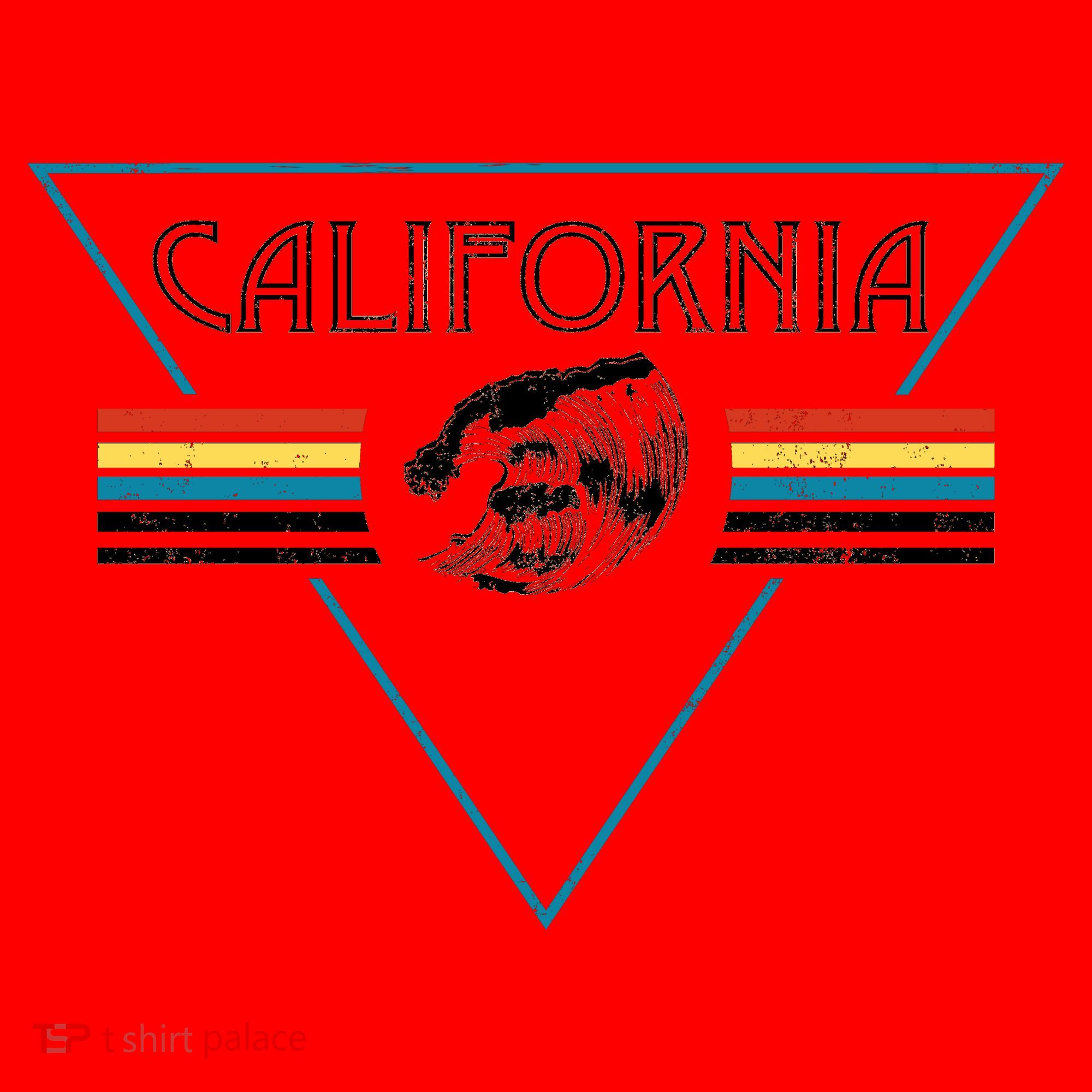 California Retro Vibe Santa Hat