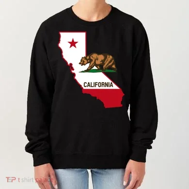 California State Bear Flag Women's Sweatshirt