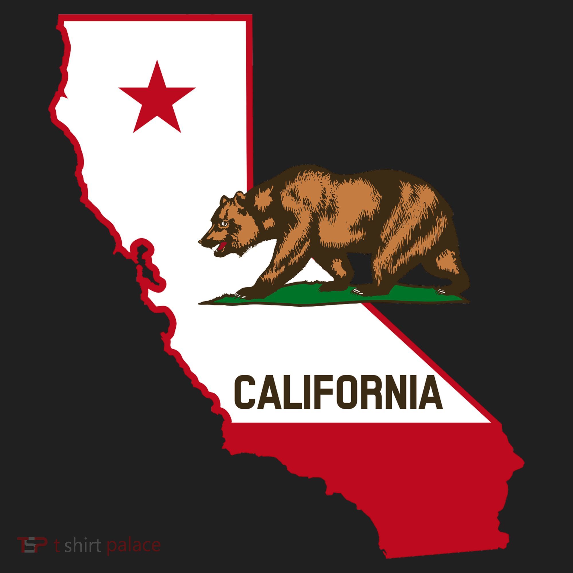 California State Bear Flag Women's Sweatshirt